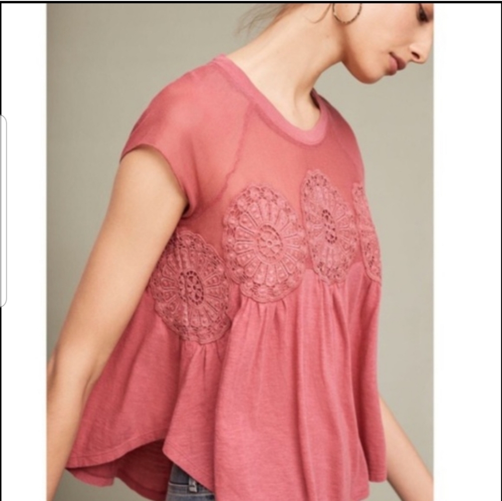 Anthropologie meadow rue mesh medallion